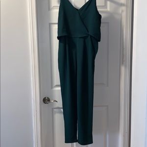 Green jumpsuit
